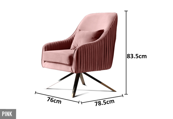 Margot Swivel Chair - Four Colours Available