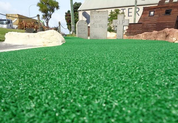 $8 for 18 Holes of Mini Golf on the Captain's Course or Blackbeard's Course, or $16 to Play Both - All Courses Have Been Upgraded