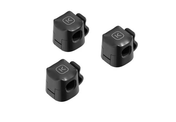 Three-Pack Magnetic Cable Clip Organiser - Available in Three Colours & Option for Six-Pack