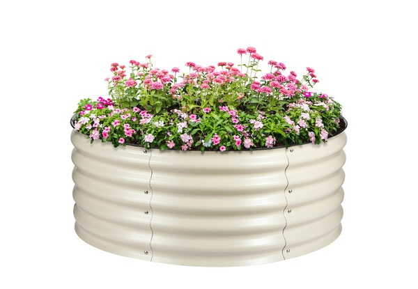 Round Raised Garden Bed - Two Colours Available