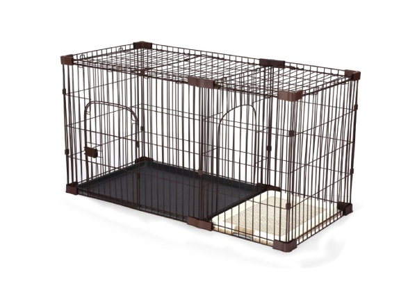 Extra Large Dog Crate with Toilet Tray Included - Two Colours Available