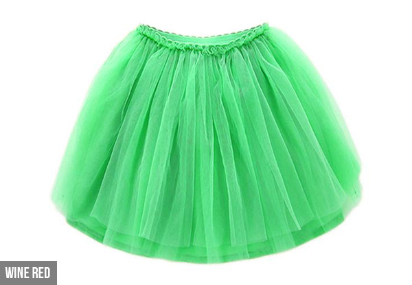 Children's Tutu Skirt - Five Colours & Seven Sizes Available with Free Delivery