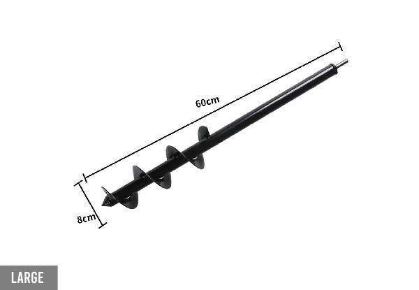 Garden Spiral Hole Drill Bit - Three Sizes Available