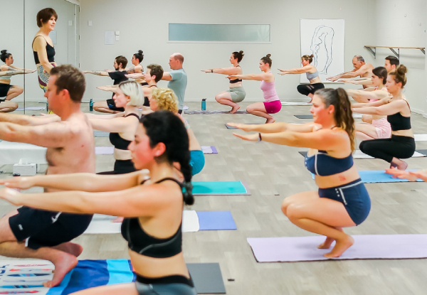 10 Casual Classes incl. Mat Hire - Choose from Bikram Yoga, Inferno Hot Pilates & Yin Yoga