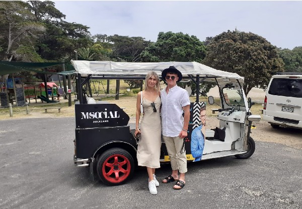 Two-Hour Tuk Tuk Waiheke Wine Tour for One Person - Options for up to Six People & Four Hours