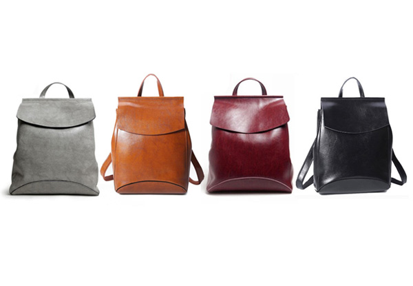 Leather Backpack - Four Colours Available