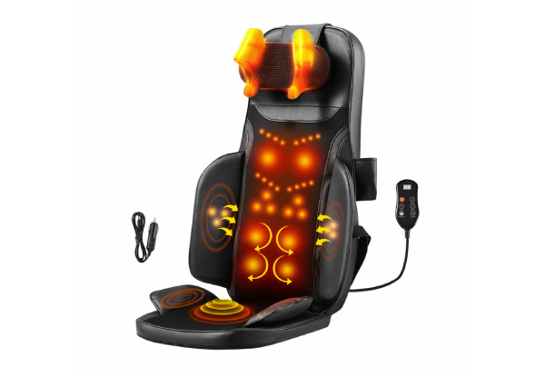 Homasa Full Body Massage Cushion with Remote & Pillow