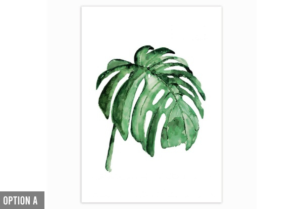 Botanical Plant Poster - Six Options & Three Sizes Available