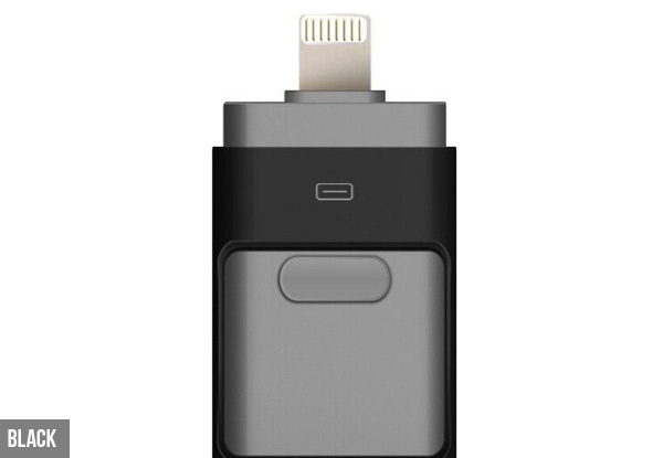 3-in-1 Flash Drive - Four Options & Four Colours Available