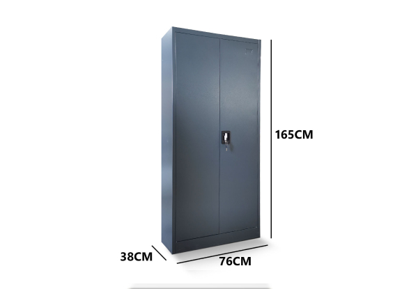 Lockable Garage Storage Cabinet 165cm