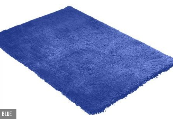 Ultra Soft Anti Slip Shaggy Rug - Two Sizes & Four Colours Available