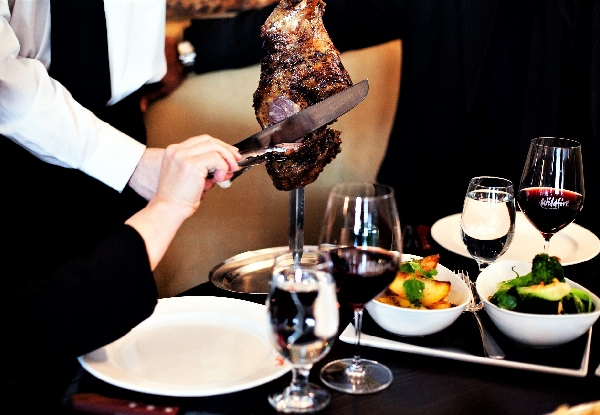 Eat to Your Heart's Content Brazilian Churrasco - Premium "Chef's Table" Three-Course Dining for Two People - Options for up to Six People