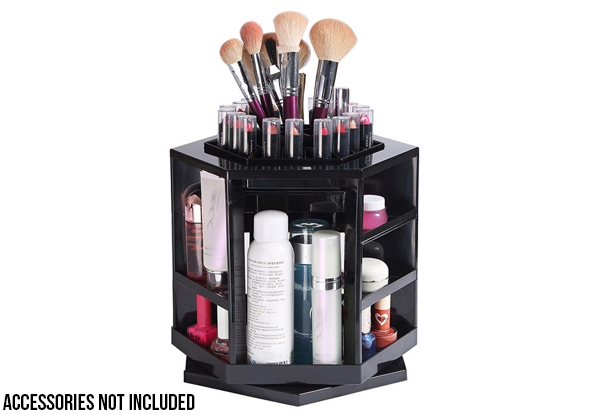 Rotating Cosmetic Organiser - Three Colours Available