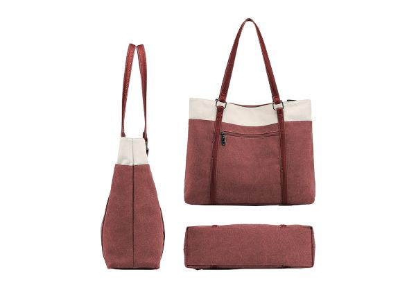 Laptop Tote Bag - Available in Six Colours & Option for Two-Pack