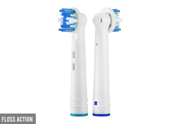 Eight-Pack Toothbrush Heads Compatible with Oral B - Three Options Available