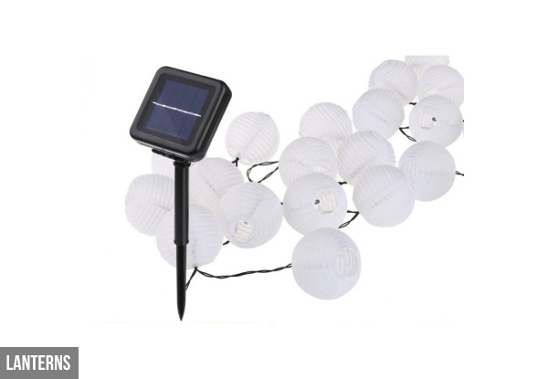Christmas Outdoor Solar Light Range - Six Options Available