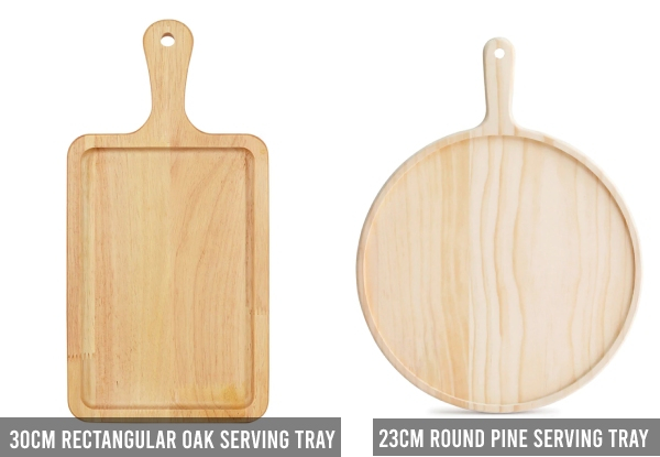 Wooden Serving Tray Range - 20 Options Available