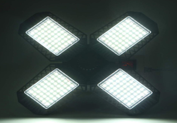 Four-Blade LED Garage Light
