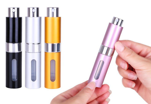 Two-Pack Refillable Perfume Atomiser - Option for Four-Pack