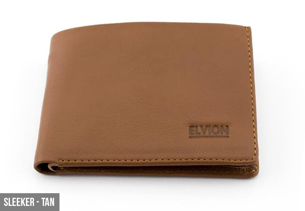 $69 for an ELVION Premium Men's Pure Leather Wallet (value up to $106)