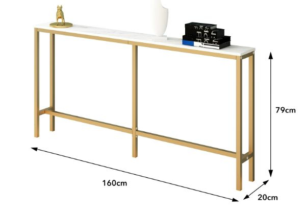 Narrow Console Table Stand Hall Entryway