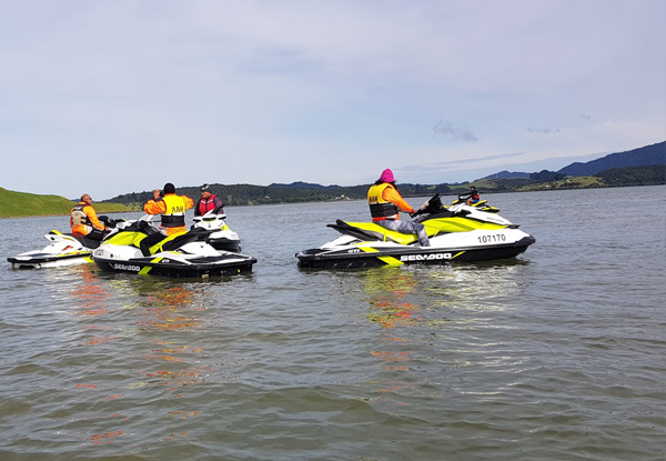 One-Hour Jet Ski Hire for One-Person in the Spectacular Hokianga Harbour - Options for up to Four-People Available