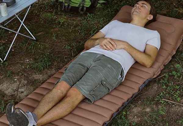 Inflatable Camping Sleeping Pad - Two Colours Available