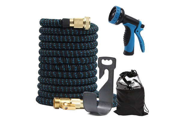 Expandable Water Hose with Nozzle