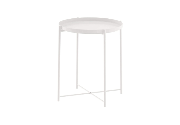 Sasaki End Table with Removable Tray - Two Colours Available