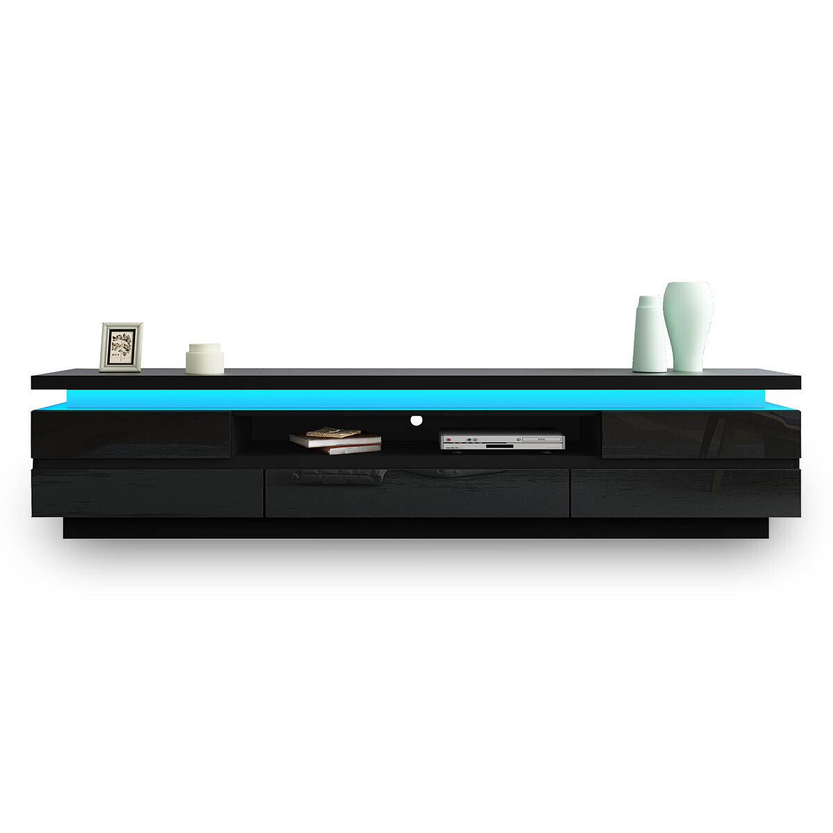 Five-Drawer LED TV Console Table - Two Colours Available