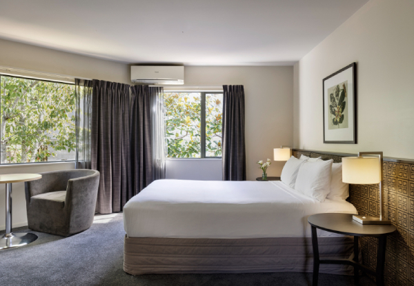 One-Night Auckland City Getaway for Two People incl. Daily Continental Breakfast, Late Check-Out & Carpark - Option for Snug or The Edit - Option for Two or Three Nights