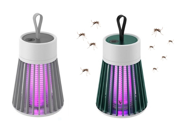 USB Portable Mosquito Lamp - Available in Two Colours & Option for Two-Pack