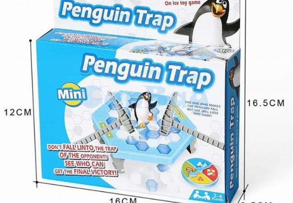 Mini Penguin Trap Board Game