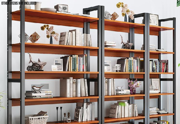 Six-Tier Simplistic Storage Shelf - Two Colours Available