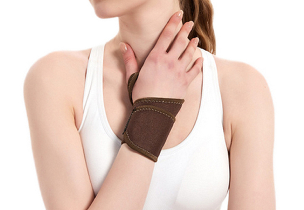 Pair of Self Heating Wrist Support Straps - Option for Two-Pairs