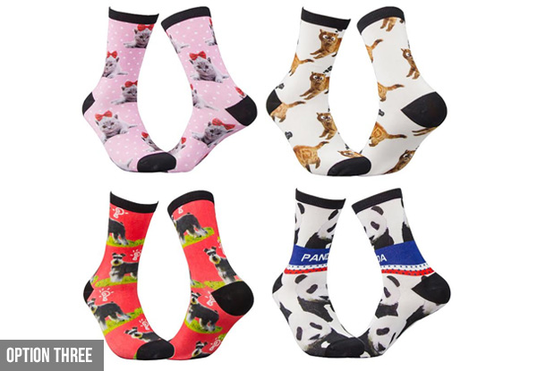 Four-Pack of Novelty Socks - Three Options Available