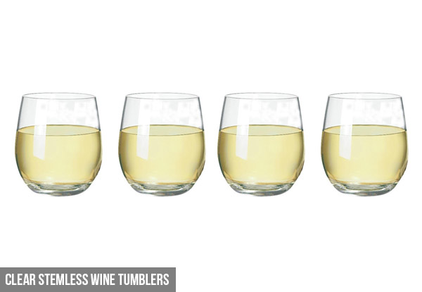 Set of Four Serroni Wine Glasses - Three Styles Available