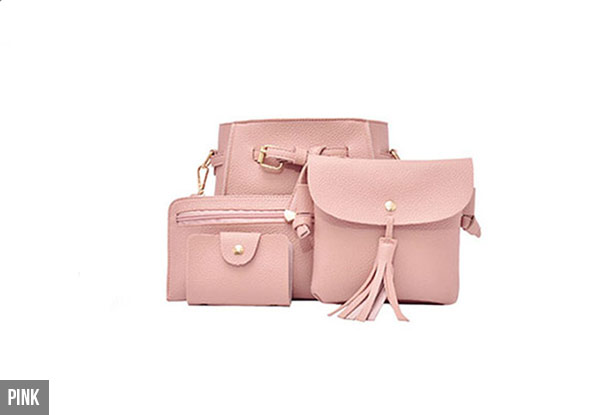 Four-Piece Handbag Set - Four Colours Available