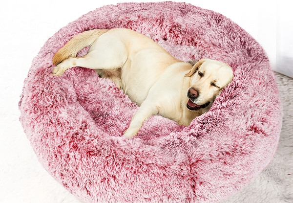 PaWz Pet Donut Soft Warm Memory Foam Bed - Available in Two Colours & Three Sizes