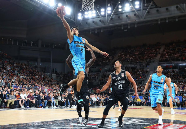 Two Gold SKYCITY Breakers vs. Perth Wildcats Tickets at Spark Arena on Sunday 6th January 2019 - Options for Diamond Tickets (Booking & Service Fees Apply)