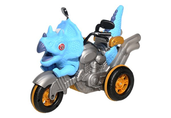 Remote Control Walking Motorbike Dinosaur with Water Mist Spray - Three Colours Available