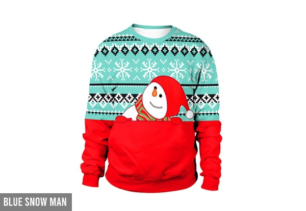 Christmas Sweater - Eight Styles & Four Sizes Available with Free Delivery