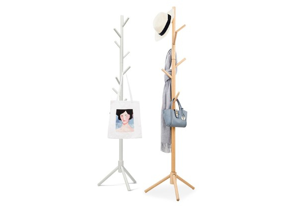 Wooden Coat Stand -Two Colours Available