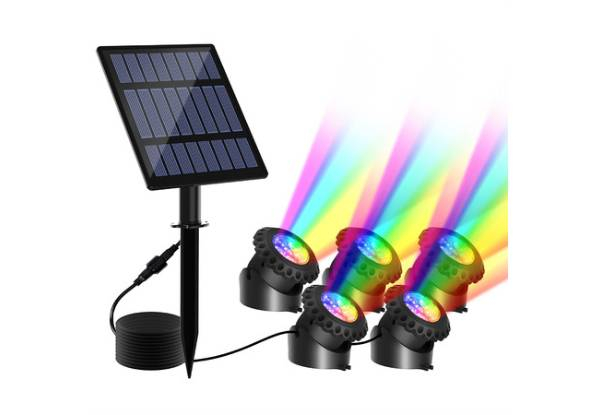 Outdoor Multicolour Solar RGB Pond Light - Three Options Available