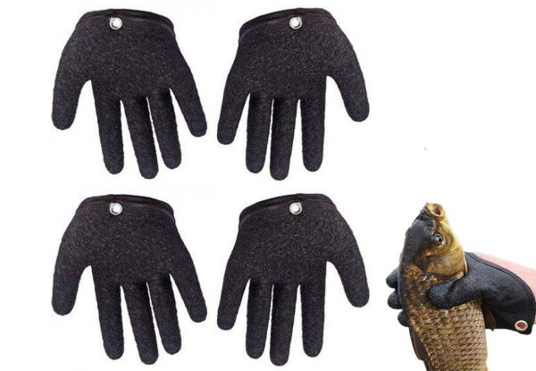 One-Pair Nonslip Fishing Catching Gloves - Option for Two-Pairs