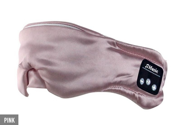 Bluetooth Satin Sleep Eye Mask - Four Colours Available & Option for Two