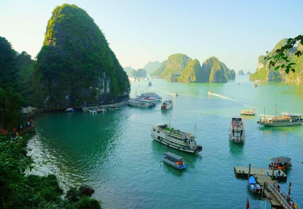 Per-Person, Twin-Share 14-Day Best of Vietnam & Cambodia incl. All Transfers, Domestic Flights, International Flight from Saigon to Siem Reap, Sunset Party, Boat Trip in Mekong, Local English Tour Guide, Meals & More - Options for 3 or 4-Star Hotel Stay