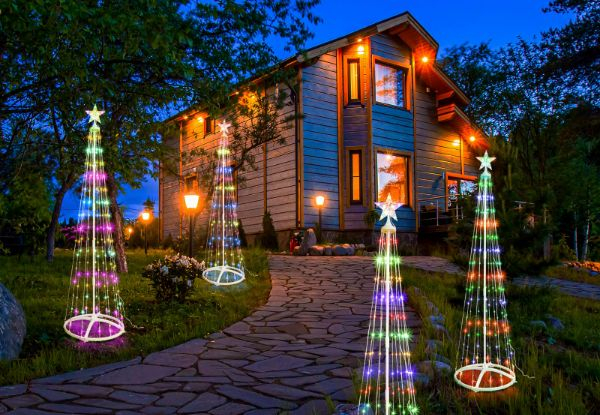 106 LED DIY Christmas Tree with Star Topper Lights