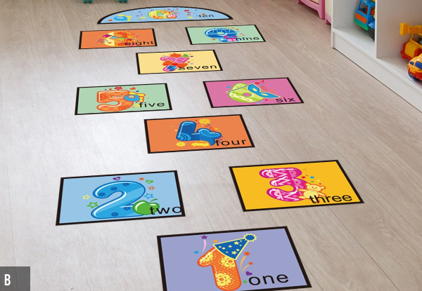 Children's Numerical Floor Hopping Game - Three Styles Available