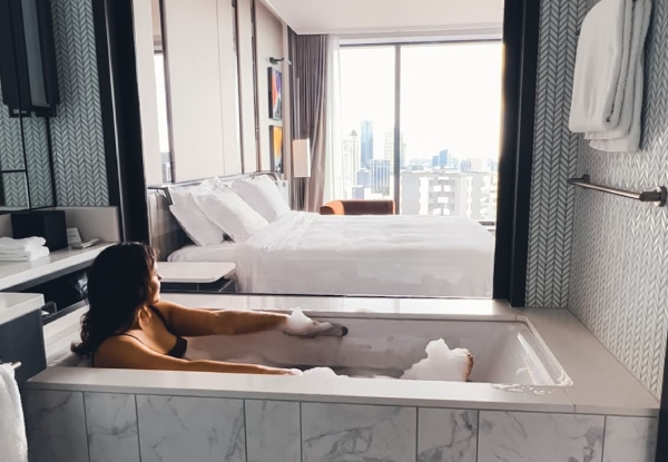 Luxury 5-Star Stay for 2 at Cordis Auckland incl. Buffet Breakfast at Eight Restaurant, $50 Hotel Credit Per Day, Late Checkout, Chuan Spa Access to Sauna, Steam Room, Heated Pool & Fitness Centre - Superior, Deluxe, or Pinnacle Tower Rooms Available